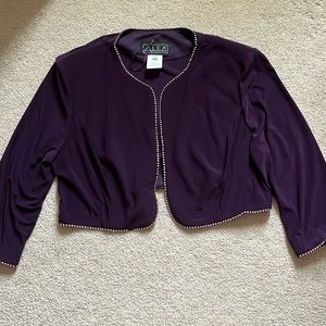 Alex Evenings Coverup Jacket Size 14